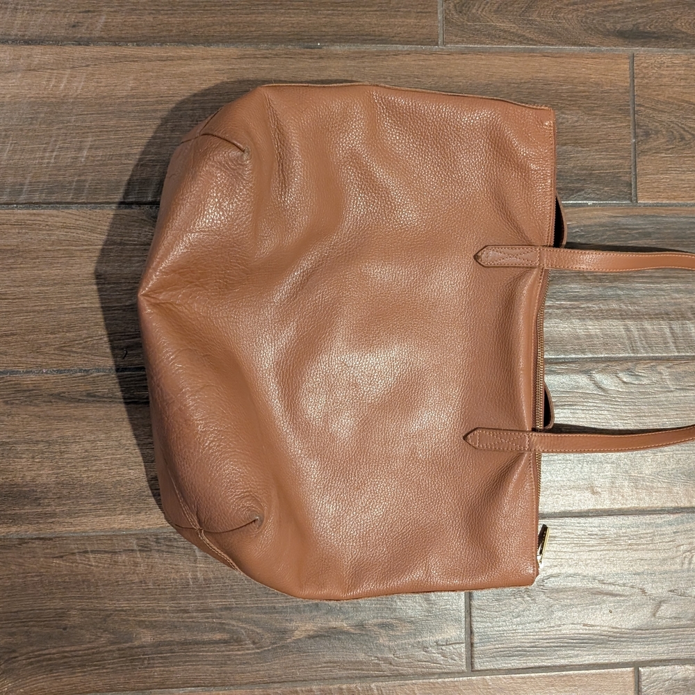 Cuyana Brown Leather Tote - Picture 3 of 13